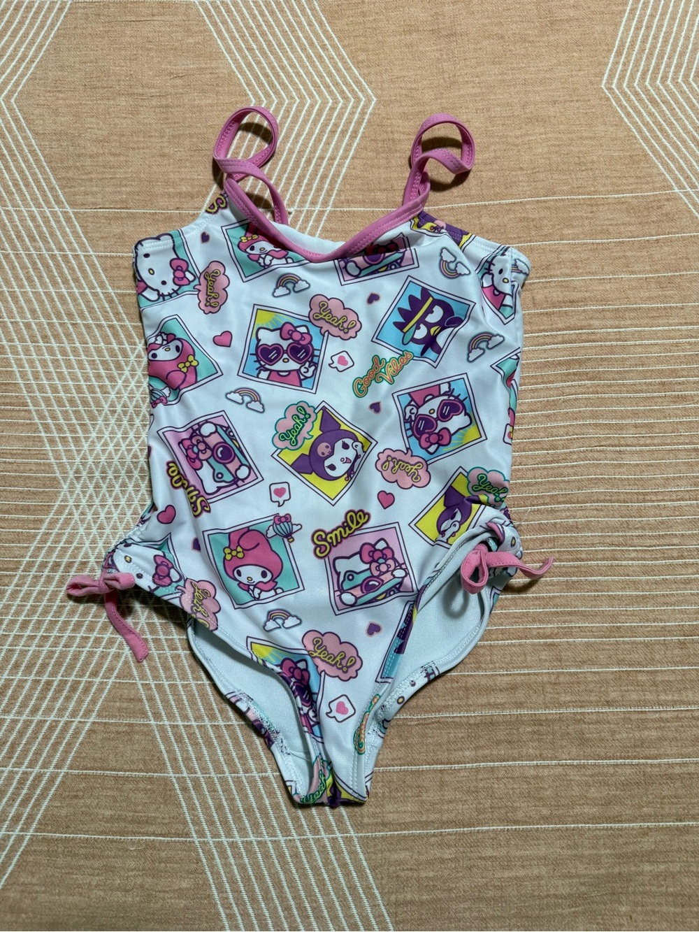 Hello kitty girls swimsuit size 7